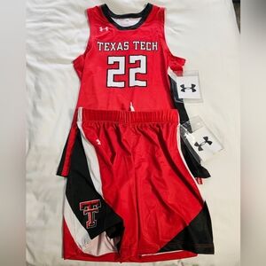 Texas Tech Basketball Uniform Set